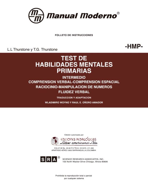 Test de habilidades mentales primarias