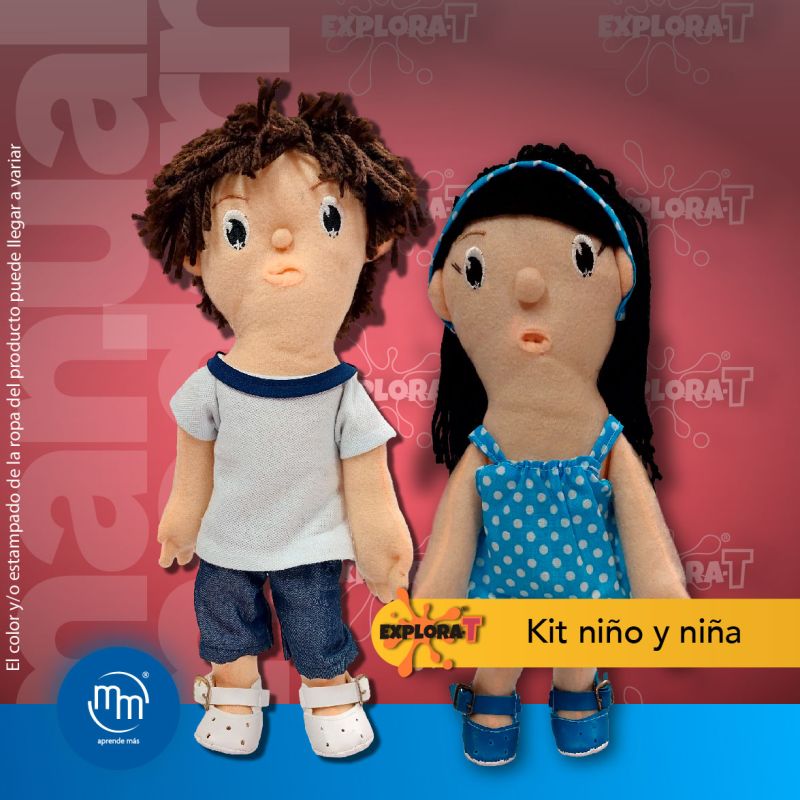 Kit Modelo Sexuado Medium Niño/Niña Tes Clara